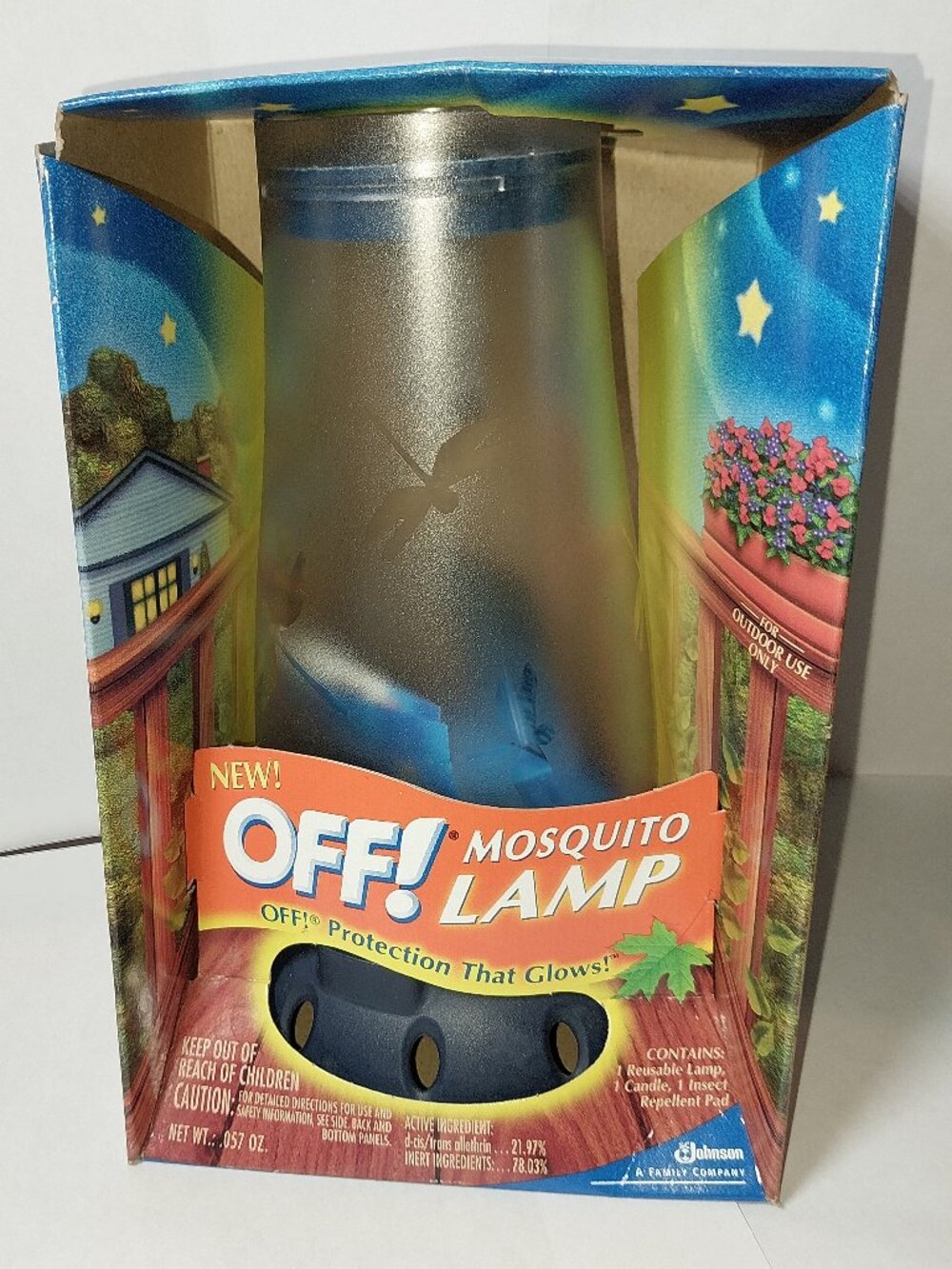 Off! Mosquito Lamp - 1 Reusable Lamp, 1 Candle, 1 Insect Repellent Pad 2003